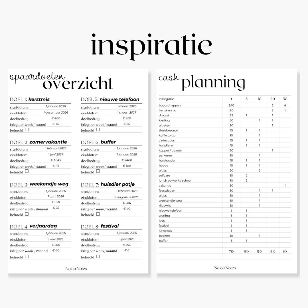 Paycheck Breakdown Notepad