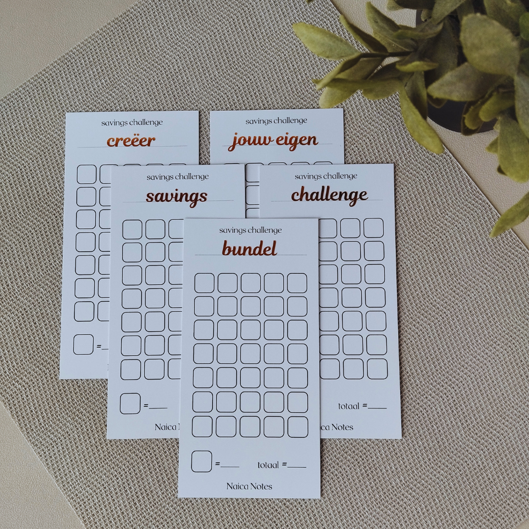 Starterspakket: Savings Challenge Bundel