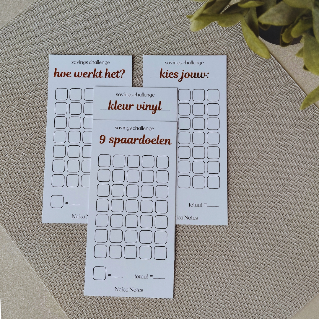 Starterspakket: Savings Challenge Bundel