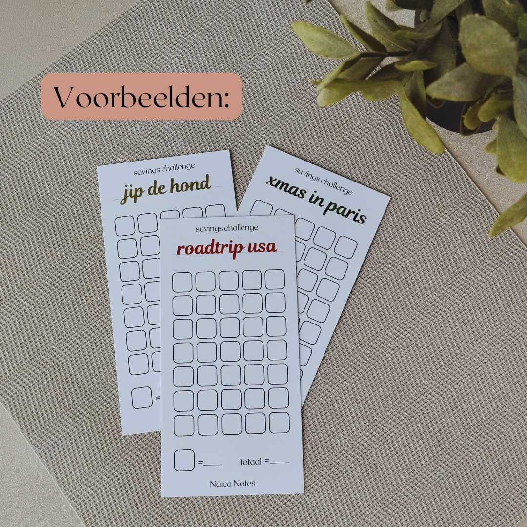 Starterspakket: Savings Challenge Bundel