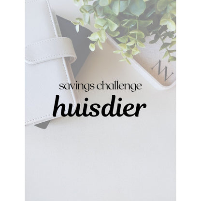 Savings Challenge: Huisdieren