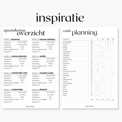 Paycheck Breakdown Notepad