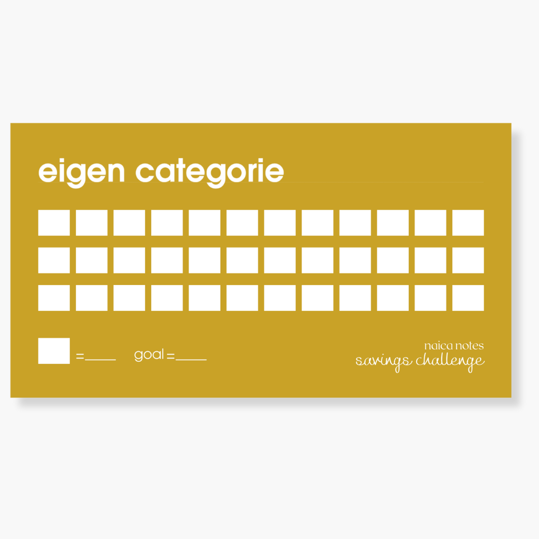 Savings Challenge: Gepersonaliseerd