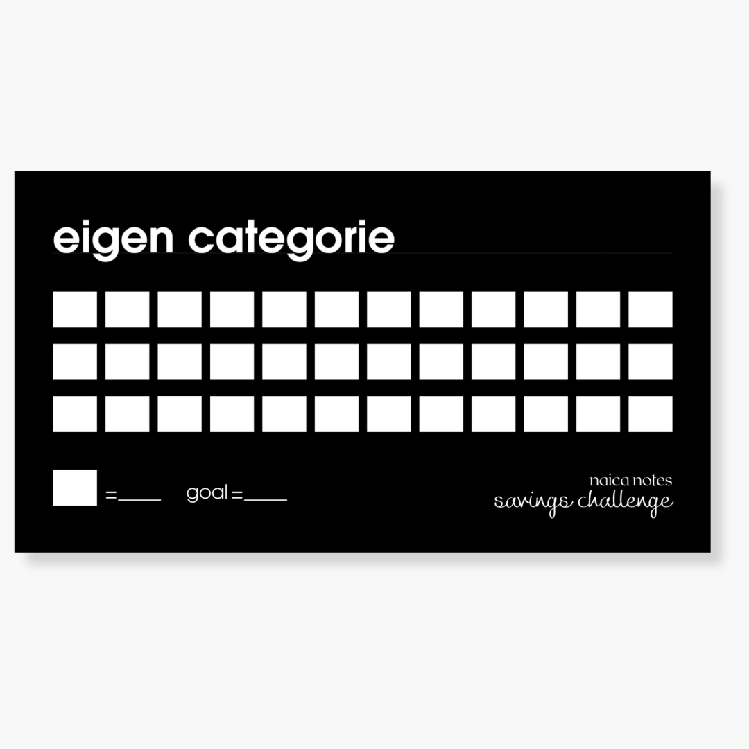 Savings Challenge: Gepersonaliseerd