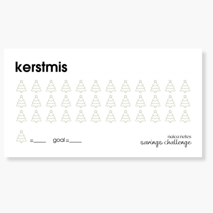 Savings Challenge: Feestdagen