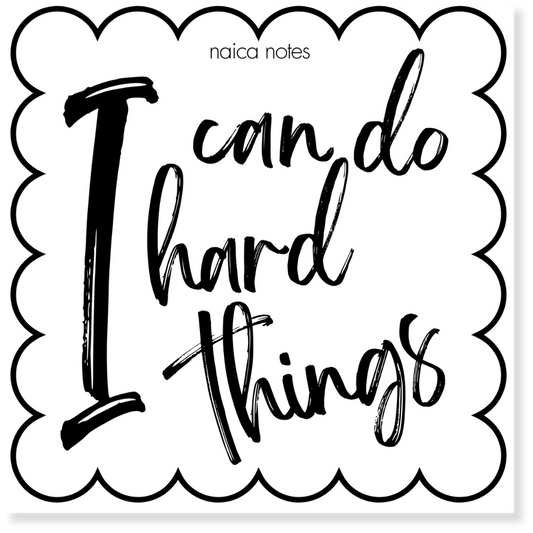 I Can Do Hard Things