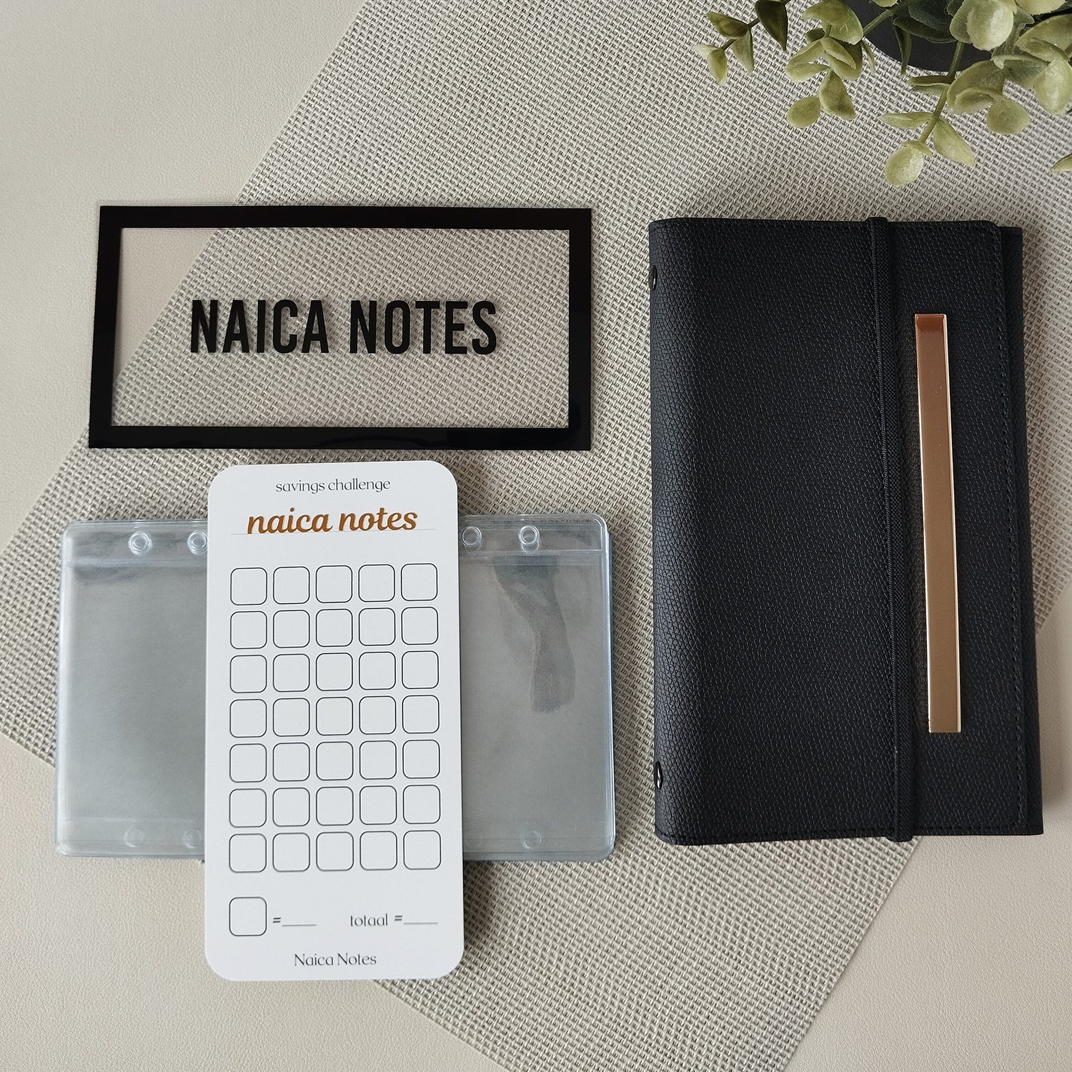 Compleet starterspakket voor cash stuffing met binders en envelopes