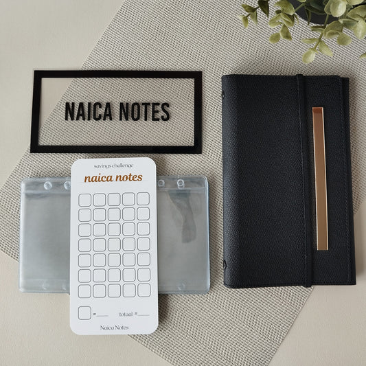 Compleet starterspakket voor cash stuffing met binders en envelopes