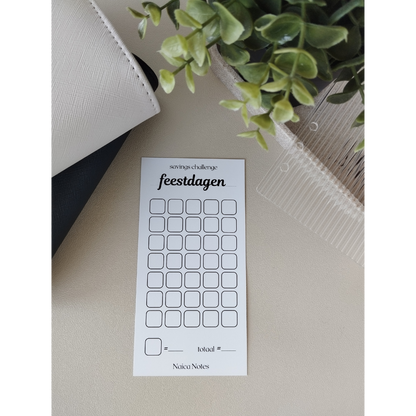Savings Challenge: Feestdagen