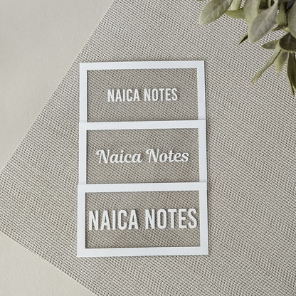 A7 Cash Envelopes  + Dashboard (per 3)