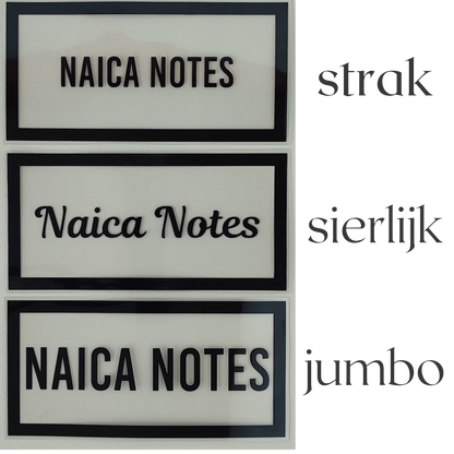 A7 Cash Envelopes  + Dashboard (per 3)