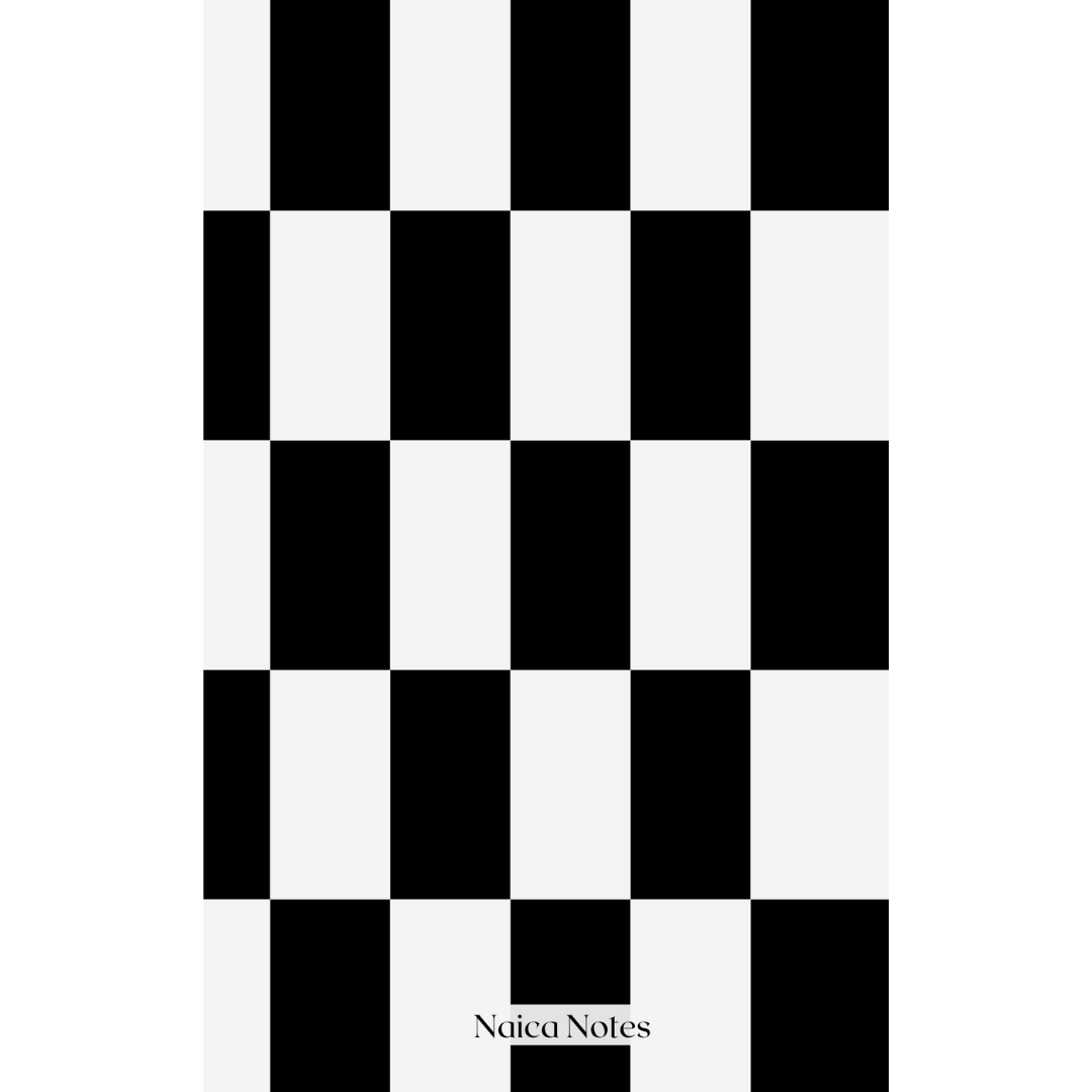 Linnen dashboard Chic Tiles , chique zwart-wit tegelpatroon