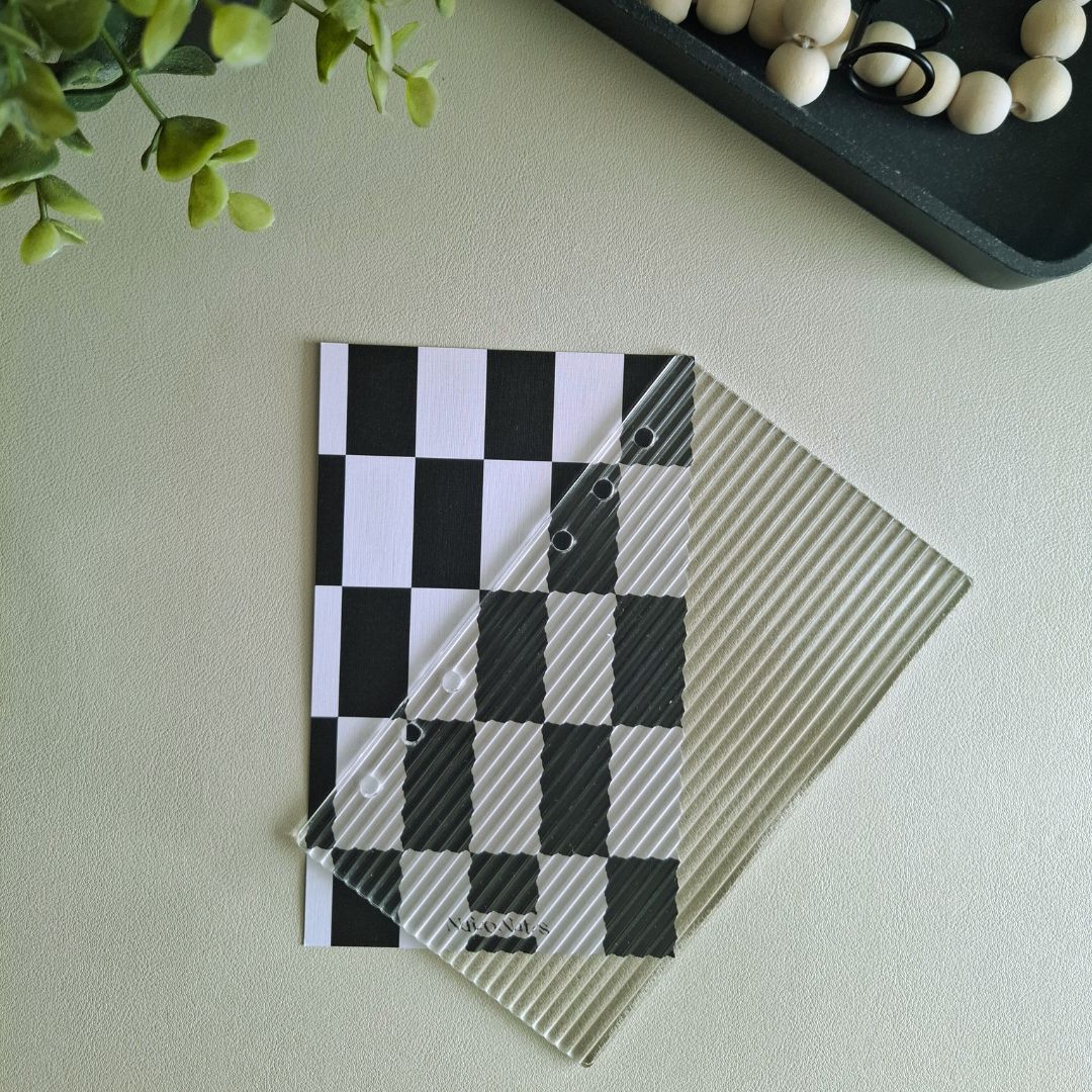 Linnen dashboard Chic Tiles met fluted acryl dashboard