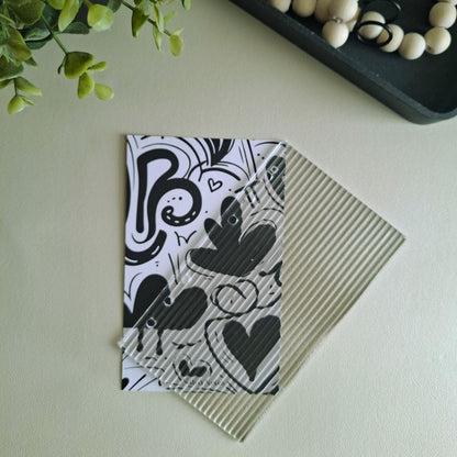 Linnen dashboard Playful Abstract met fluted acryl dashboard clara.