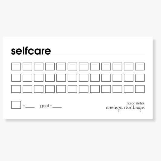 Savings Challenge: Selfcare